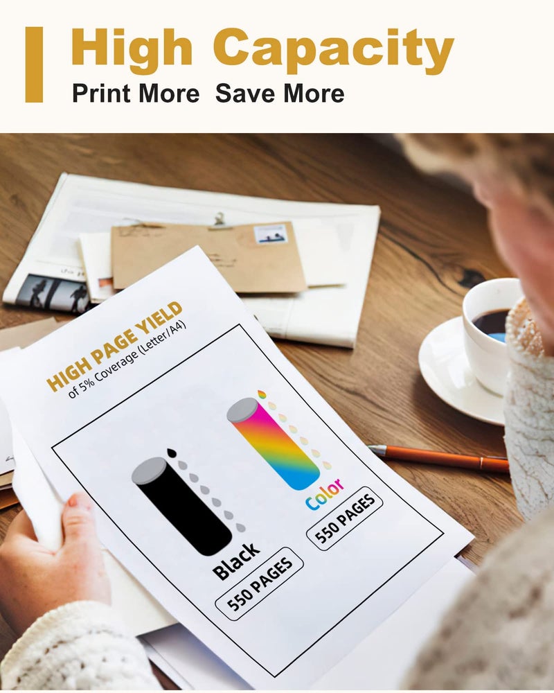 IN INTACTECH Intactech LC3017XL Compatible Ink Cartridges Replacement for Brother 3017XL LC3017 High Yield for MFC-J6930dw MFC-J5330dw MFC-J6530dw MFC-J6730dw (8-Pack, 2 Black,2 Cyan,2 Magenta,2 Yellow) - Image 4